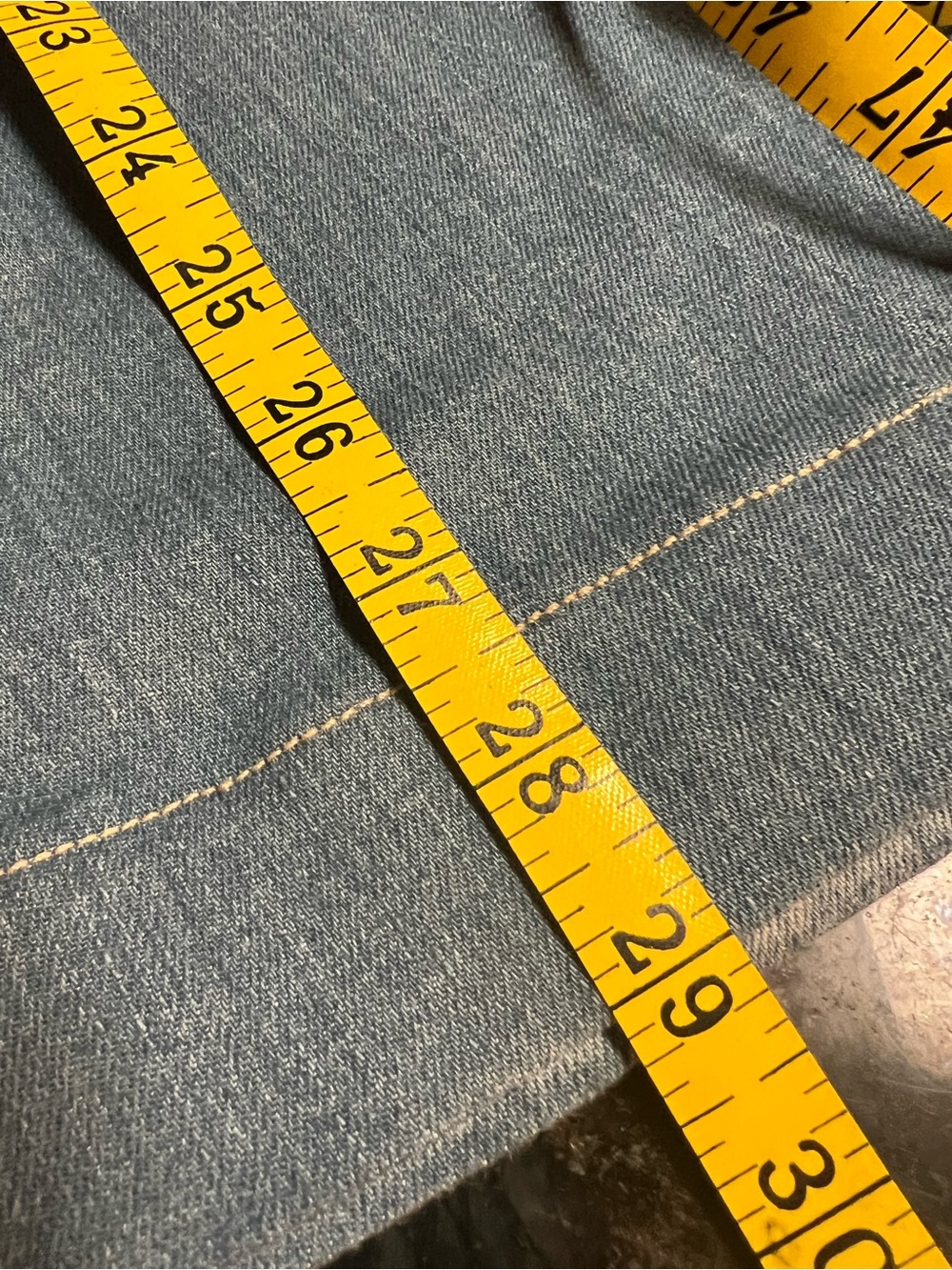 Kimes Ranch Blue Denim Jeans with Tan Stitching - Picture 4 of 5